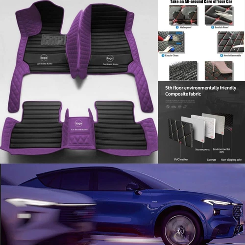 For Toyota 4Runner 1995-2020 Car Floor Mats Anti-slip Custom Liners Carpets Rugs - Imagen 11 de 42