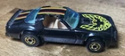 Hot Wheels Vintage Hot Ones 1977 Black Hot Bird Gold Wheels -Malaysia Base