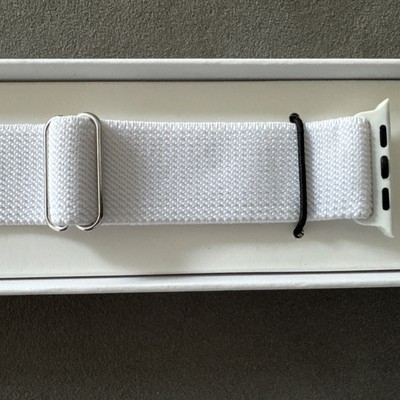 APFELBAND Flex Loop für  Apple Watch 38-42mm weiß , variable Länge, in OVP