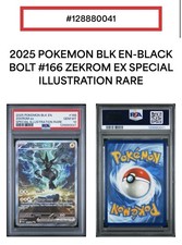 Pokemon 2025 BLK En-Black Bolt #166 Zekrom EX SIR on eBay