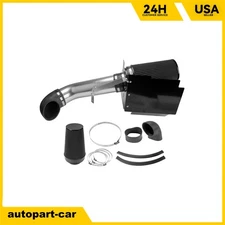 4" Cold Air Intake Kit + Black Filter w/ Heat Shield For 99-00 Chevy S1500 5.3L 