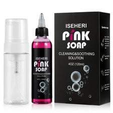 iseheri Ultra Concentrated Pink Soap 4OZ with Foaming Bottle Tattoo