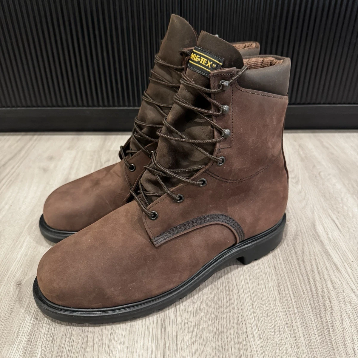 Red Wing EH 438 Safety Toe Waterproof Leather Boots 8\