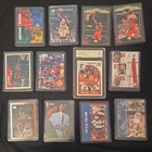 Upper Deck NBA Hoops Fleer Card Lot Michael Jordan Pippen Rodman 12 Cards
