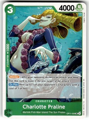 One Piece A Fist of Divine Speed Card OP11-029 Charlotte Praline