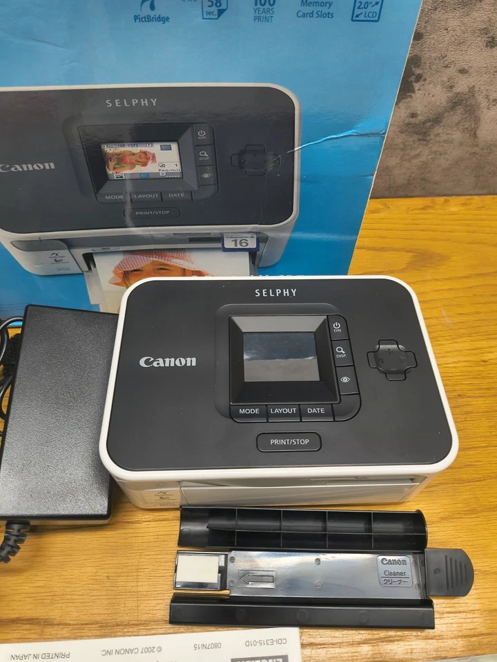 Canon Selphy CP740 Compact Color Photo Printer with Box - Image 3 of 4