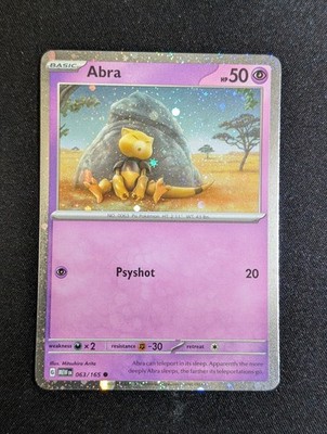 Abra - (Cosmos Holo) 063/165 Promo Miscellaneous Cards & Products Holo MCAP