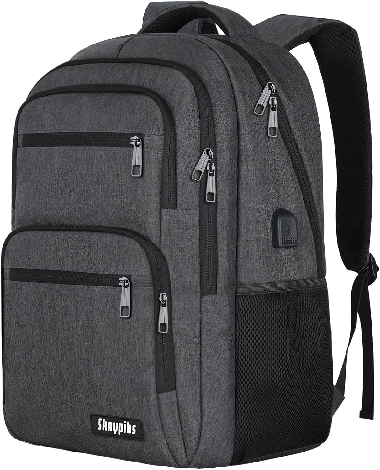 Men Women School Backpack for Boys Girls Teens with 15.6 Inch Laptop Compartment