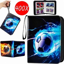 Fussball Karten Sammelalbum 400 Karten - 4 F&auml;cher Sammelkarten Album Fussball DE