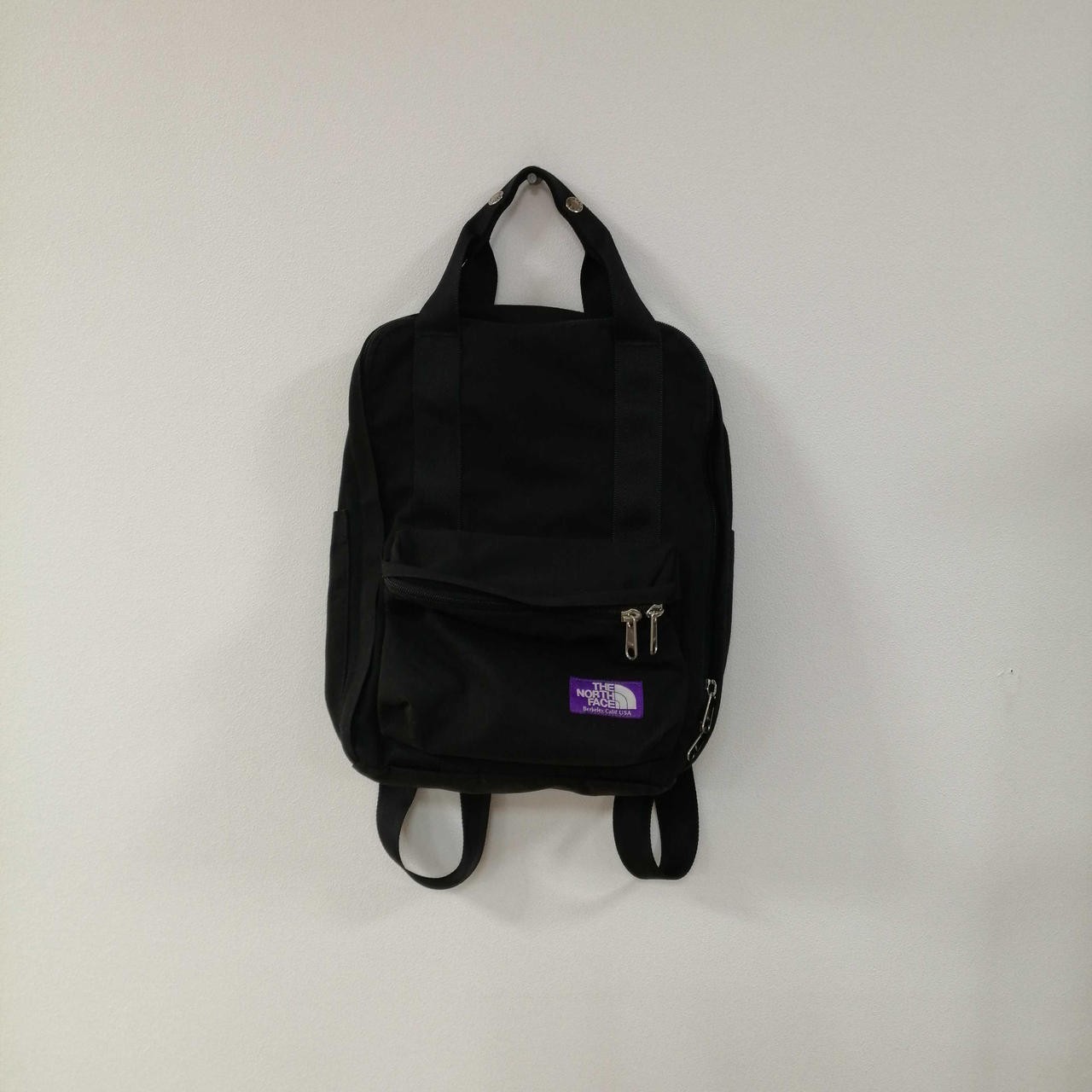 North Face Purple Label Black Backpack Model-image