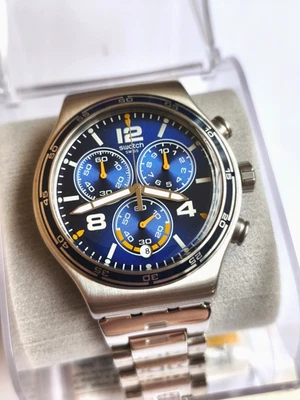 SWATCH+IRONY NEW CHRONO+YVS430G DESTINATION BARCELONA+NEU/NEW - Bild 1 von 3