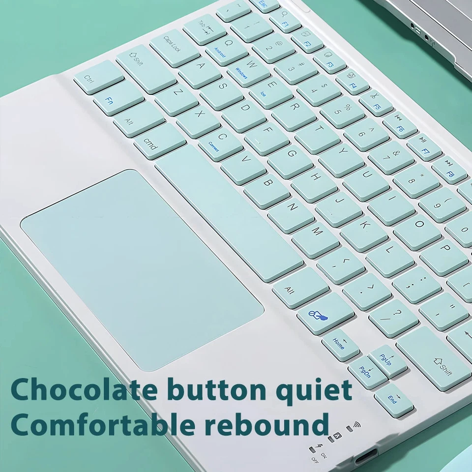 Wireless Keyboard with Touchpad Android Ios Windows Bluetooth Keyboard and Mouse - Image 3 of 4