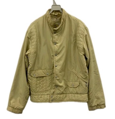 Vtg White Stag Quilted Jacket Men s Large Beige Snap Front Insulated USA #187
