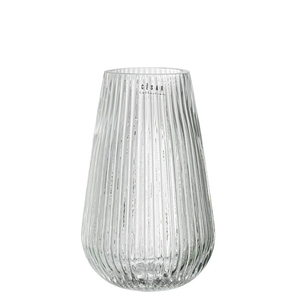 DRW Tischvase, Glas, Transparent, 14 X 14 X 23 Cm-image