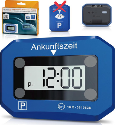 Technaxx Elektronische Parkscheibe TX-272, Automatische Digitale Parkuhr Für Das