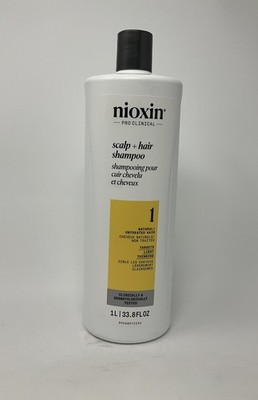 Nioxin System 1 Cleanser Normal to Thin Hair 33.8 oz, Packaging May Vary