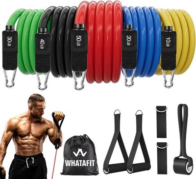 WHATAFIT Resistance Bands, Exercise BandsResistance Bands for Working Out, Work