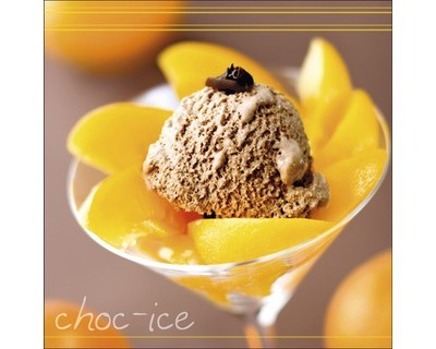 Glasbild Choc-Ice 20x20 cm