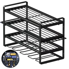 Large Power Tool Organizer Wall Mount, Heavy Duty 4 Tier Drill Holder Garage US