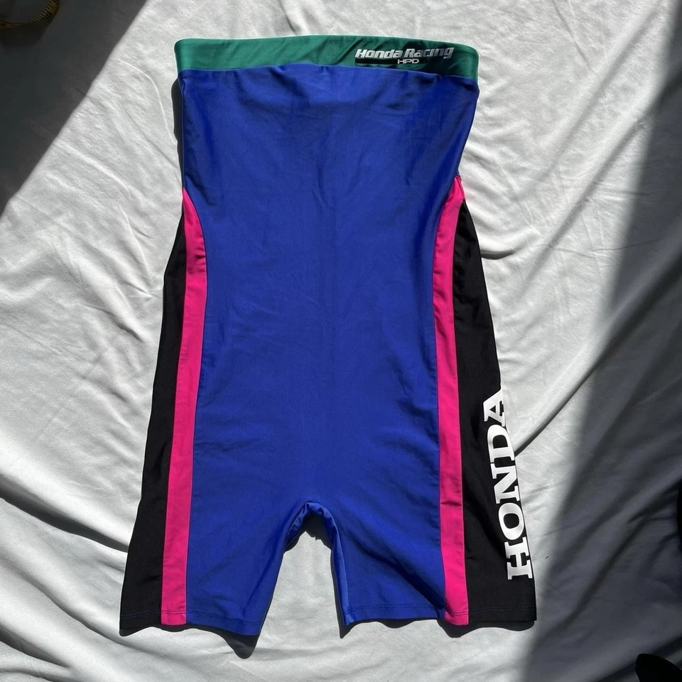 Mono Honda Racing And Forever 21 azul de una pieza talla mediana sin mangas Foto 4 de 4
