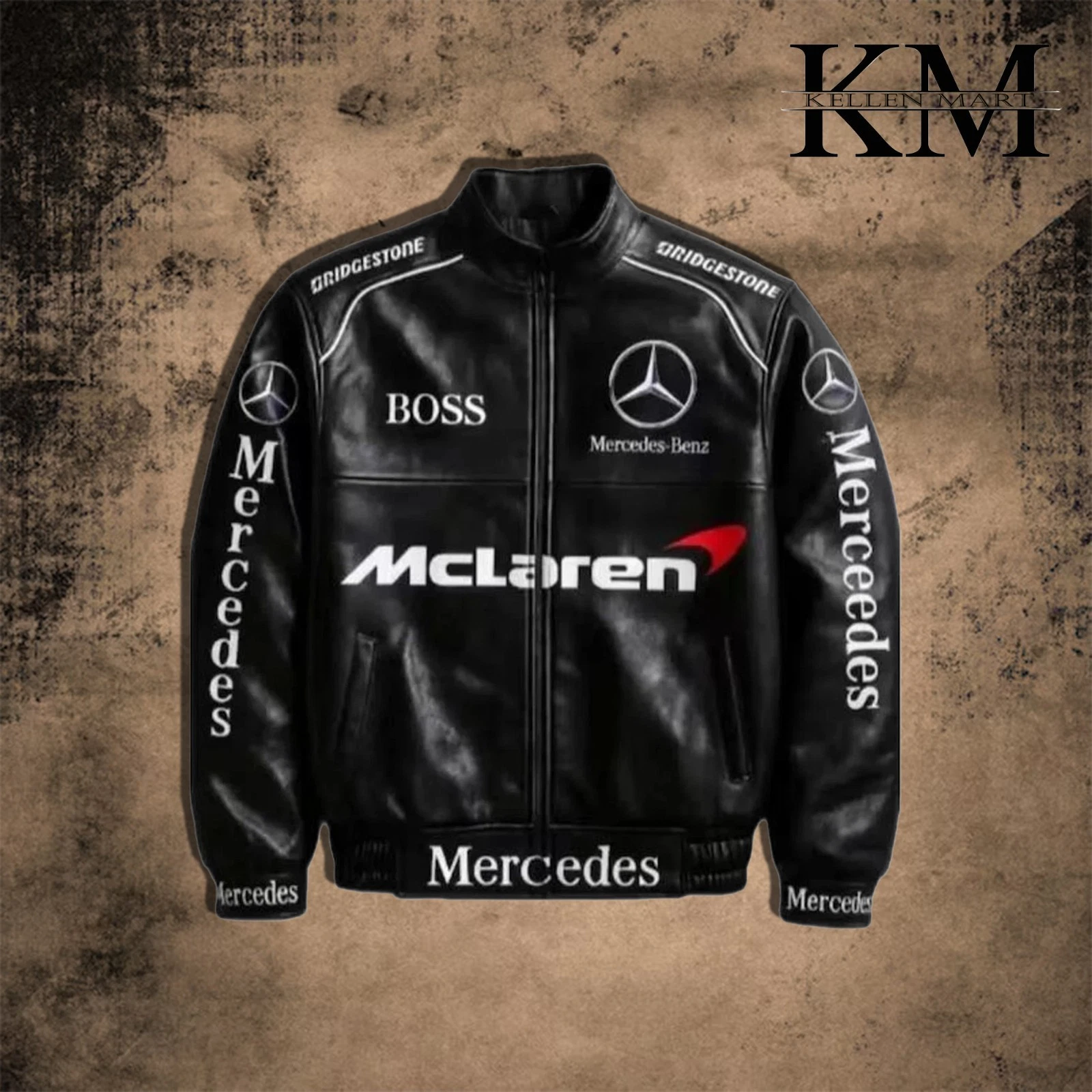 Mercedes Benz Automotive fashion, F1 Jacket, Motor sport fashion Racing Jacket