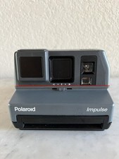 Vintage Polaroid Camera Impulse AF Autofocus System 600 With Strap