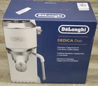 De'Longhi EC890WI Dedica Duo Espresso Machine Cappuccino Cold Brew 1450W Silver