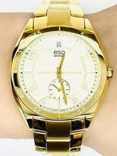 ESQ Movado Gold-Tone Wristwatch