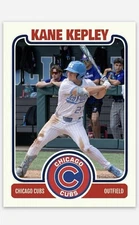 Kane Kepley  2025 MLB Draft Novelty Baseball Card! Top Prospect! Chicago Cubs