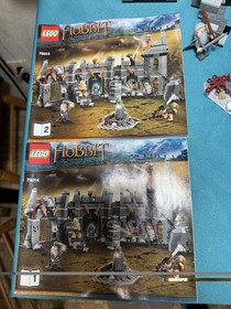 LEGO Hobbit Dol Guldur Battle 79014 & Ambush 79011 Lot w/ Box Manuals & Minifigs
