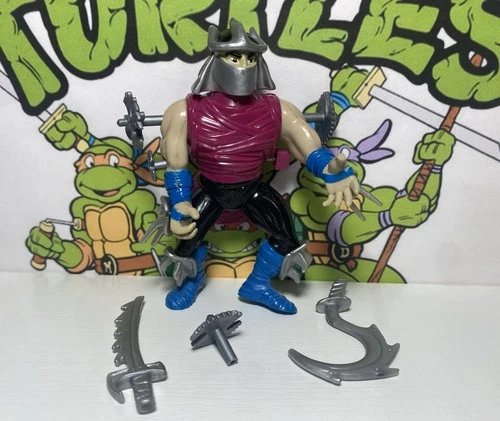 SLICE N DICE SHREDDER TMNT 1990 Vintage Near Complete Figure Works  E1 995Y
