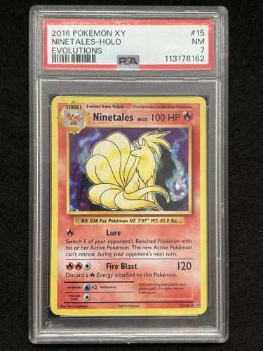 Ninetales graded PSA 7 for sale on eBay