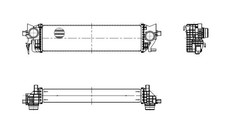 Ladeluftkühler LLK Kühler passend für Volvo XC60 II 2.0 D4 XC90