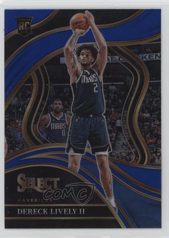 2023-24 Panini Select Courtside Blue Prizm Dereck Lively II #285 Rookie RC 0l8y