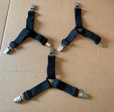 BOYS GIRLS KIDS Black Newborn Baby Toddler Children Elastic Suspenders Lot of 3