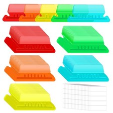 200 Pcs Hanging File Folder Tabs and 200 2 Inch Inserts Multicolor