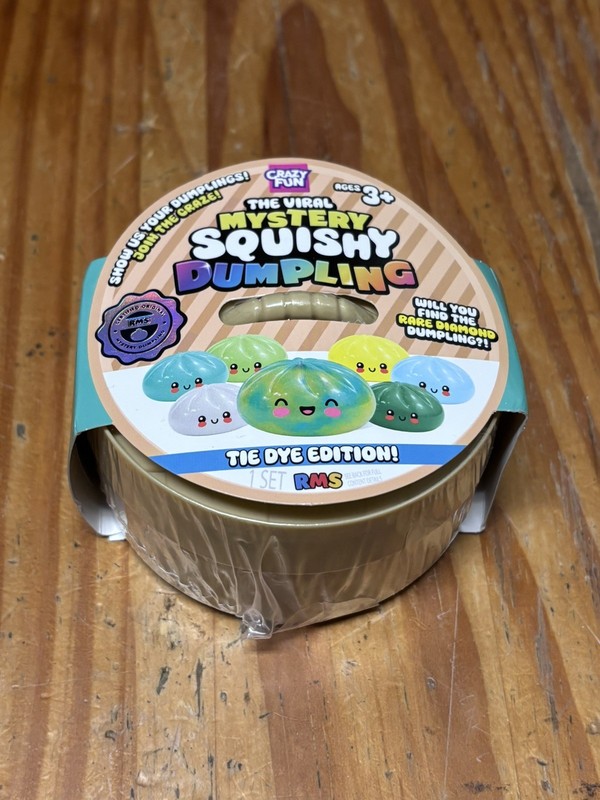 RMS Original Mystery Squishy Dumpling Tie Dye Edition Blind Pack 1pc Age 3+ 2026