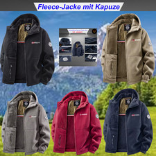 Herren Kapuzen Jacke Outdoor Jacke super warme Sherpa Fütterung  M L XL 2XL 3XL