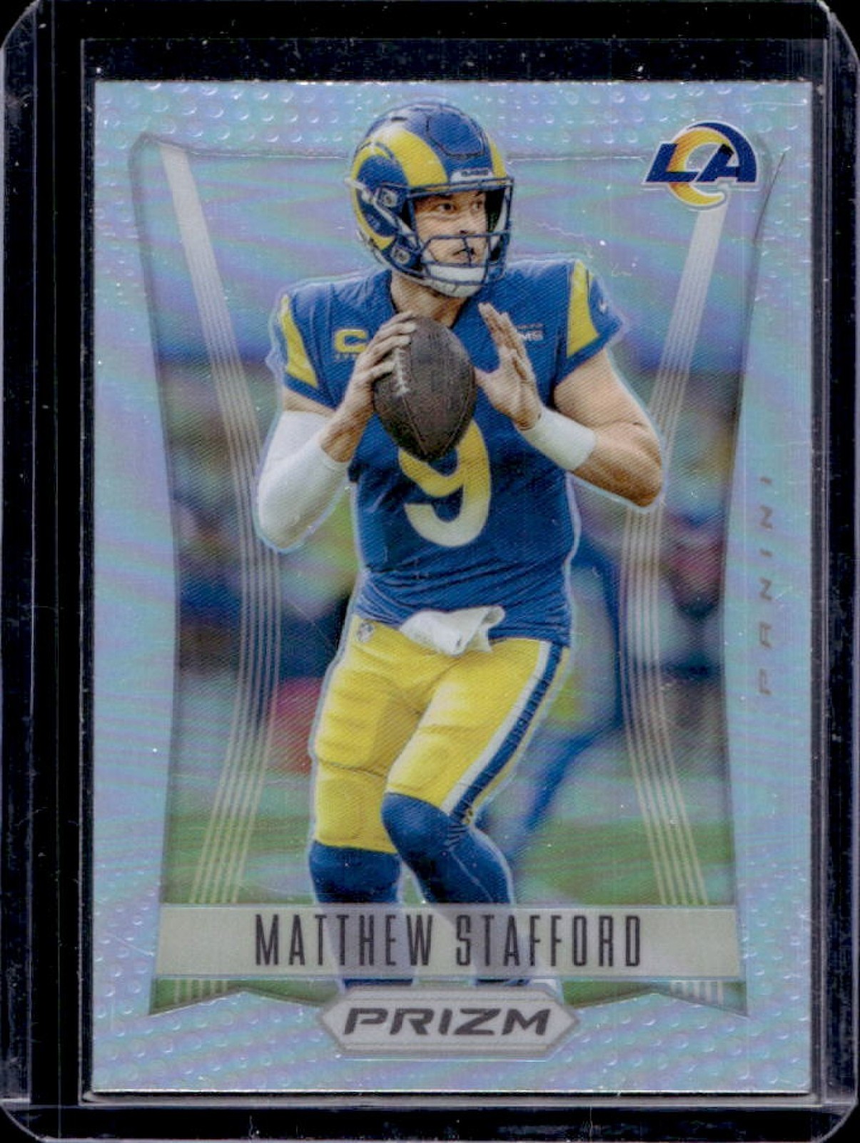 2023 Prizm Matthew Stafford Flashback Prizm Silver #PF-7 Rams