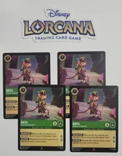 Disney Lorcana Reign of Jafar Basil Undercover Detective Playset x4 Rare