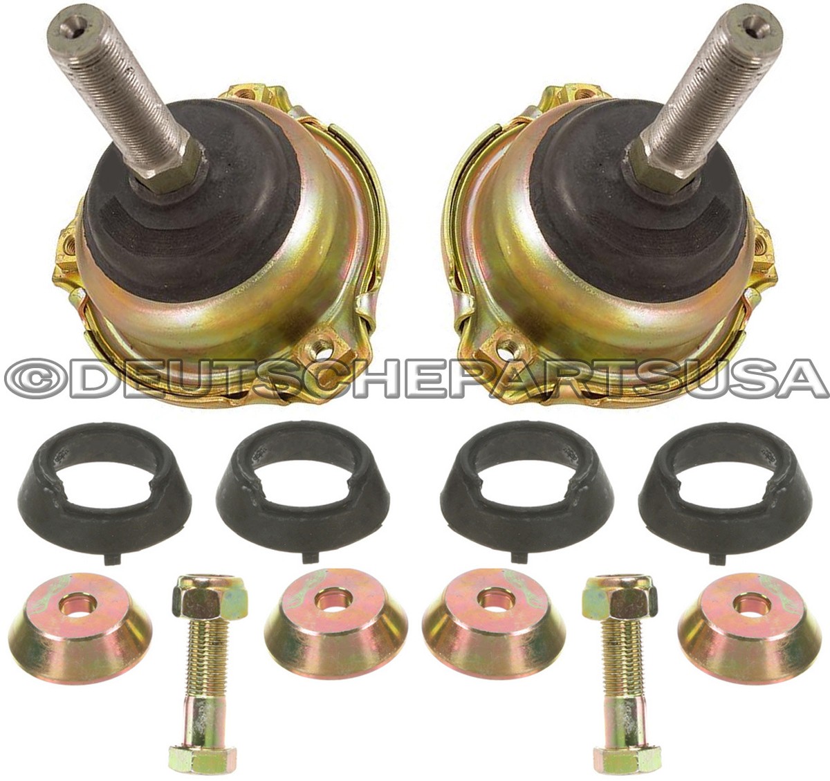 MERCEDES W123 CASTER BALL JOINT BUSHING TRACK GUIDE ROD RODS MOUNT