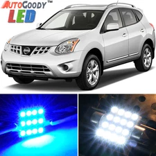 11 x Premium Blue LED Lights Interior Package Kit for Nissan Rogue 08-14 + Tool