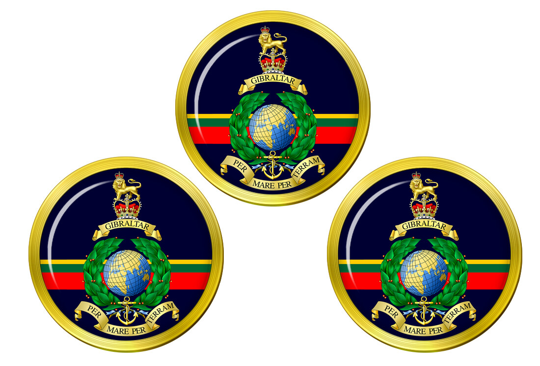 Royal Marines Golf Ball Markers