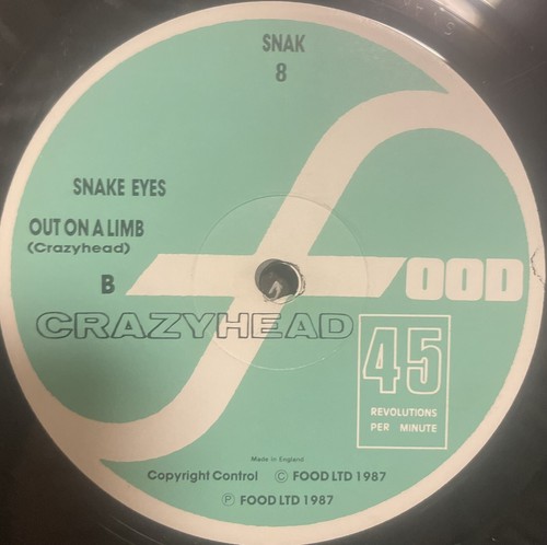 Crazyhead What Gives You The Idea 3 Track Vinyl 12" Single (PS) Rock - Picture 3 of 3