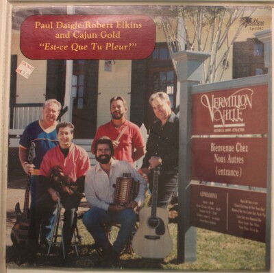 Paul Daigle Rober Elkins And Cajun Gold Lp Est-Ce Que Tu Pleur On Swallow - Seal
