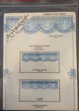 the Perfectionist's Patterns Shirred Pole Swag Ruffles/Bows Variation & Classic