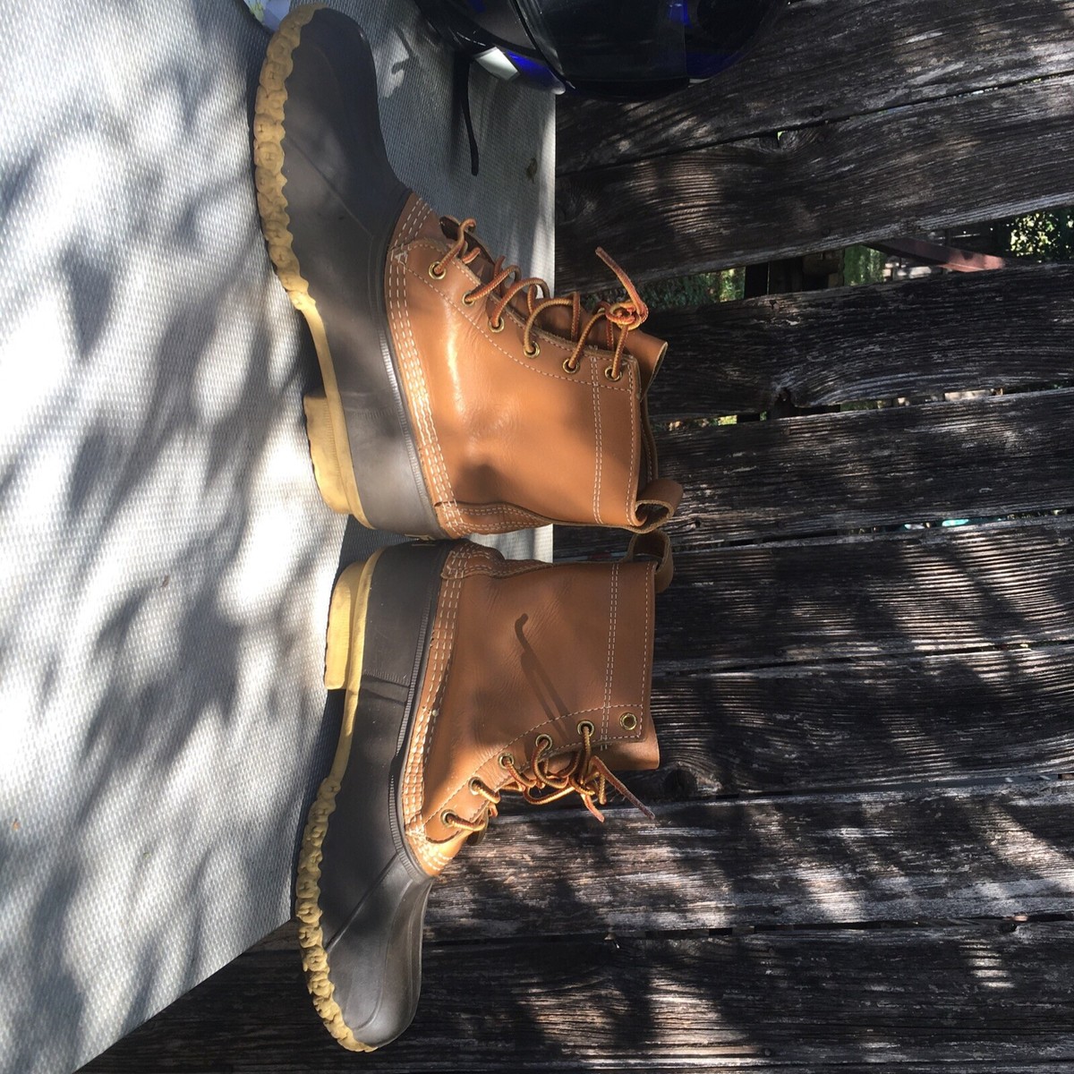 LL Bean Mens Size 10.5 HM Waterproof 8 Inch Duck Boots Made USA Men main image 3