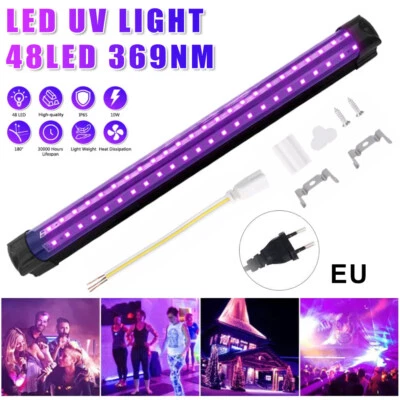 1-20x UV Schwarzlicht 48 LED Strahler Bühnenlampe Party BüHnenbeleuchtung Dekor - Bild 1 von 4