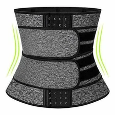 KIWI RATA Neoprene Sauna Waist Trainer Corset Sweat Belt for Women XL