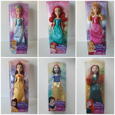 Disney Prinzessin Schimmerglanz  Arielle Aurora Snow Merida Belle Cinderella